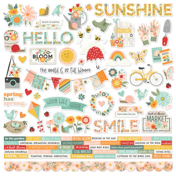 Simple Stories, Full Bloom Sticker Sheet
