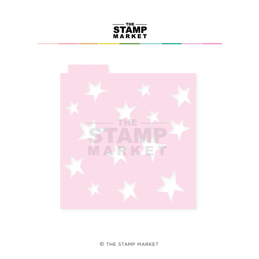 The Stamp Market, Wonky Stars Stencil